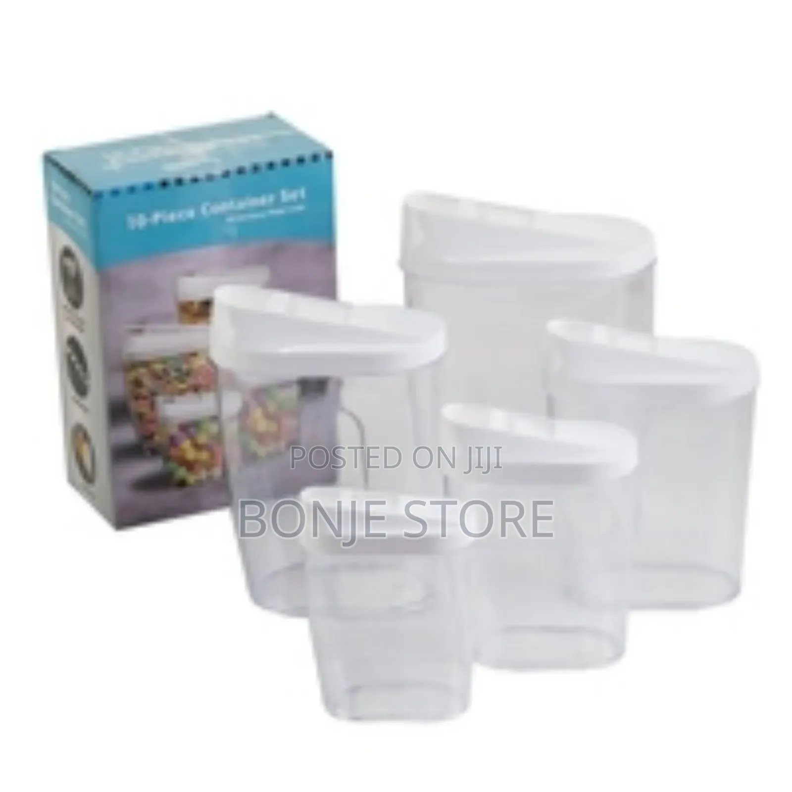 10-Piece Container Set With Easy Pour Lids