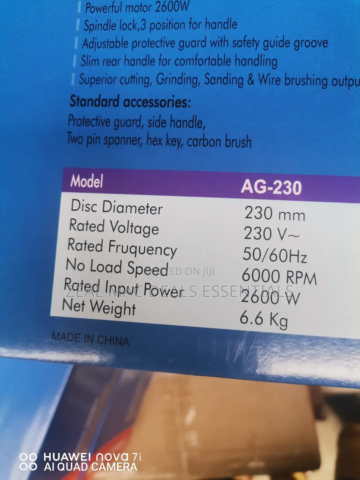 Powerflex Angle Grinder