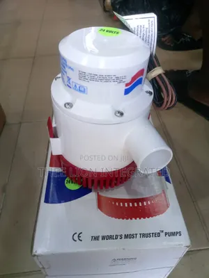 Bilge Pump (24-Volt, Non-Automatic Submersible Electric Pump)