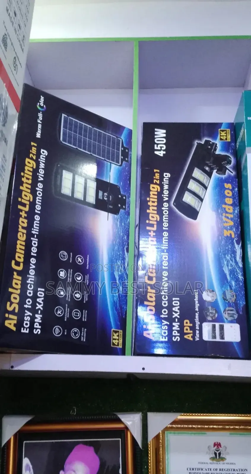 450 Watts Ai 2 in Solar Camera Lighting Available