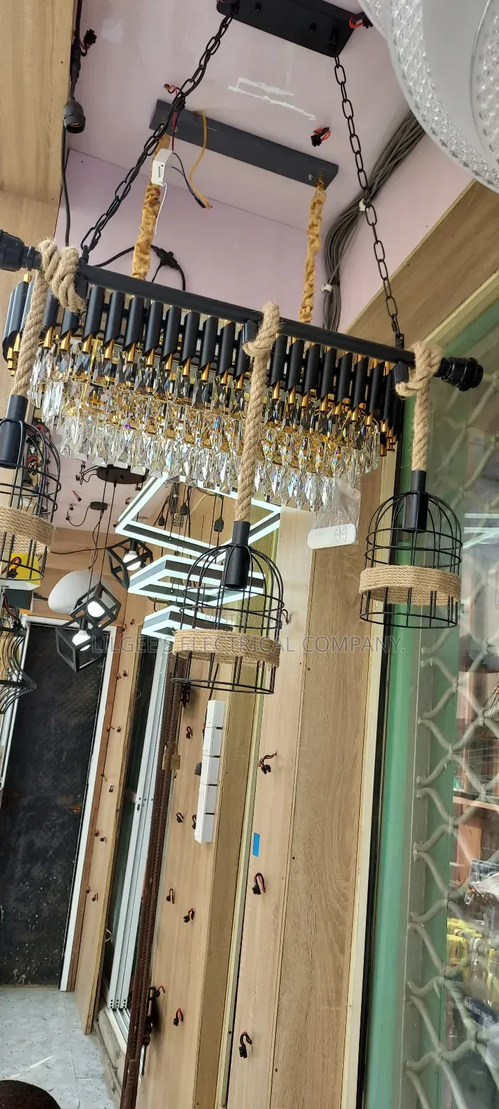 Classic Vintage 3 Step Thread Chandelier