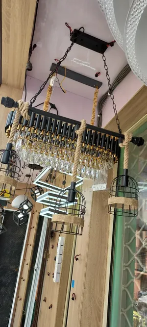 Classic Vintage 3 Step Thread Chandelier