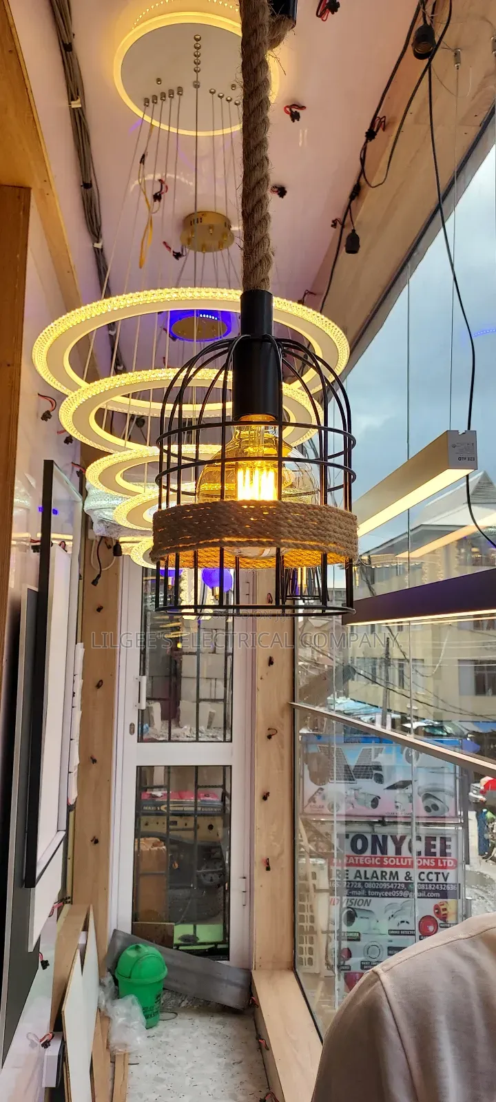 Classic Vintage 3 Step Thread Chandelier