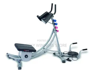 Abdominal Coaster With Twister And Dumbells