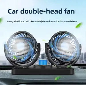 Car Fan 12v24v Heavy Truck Silent Double