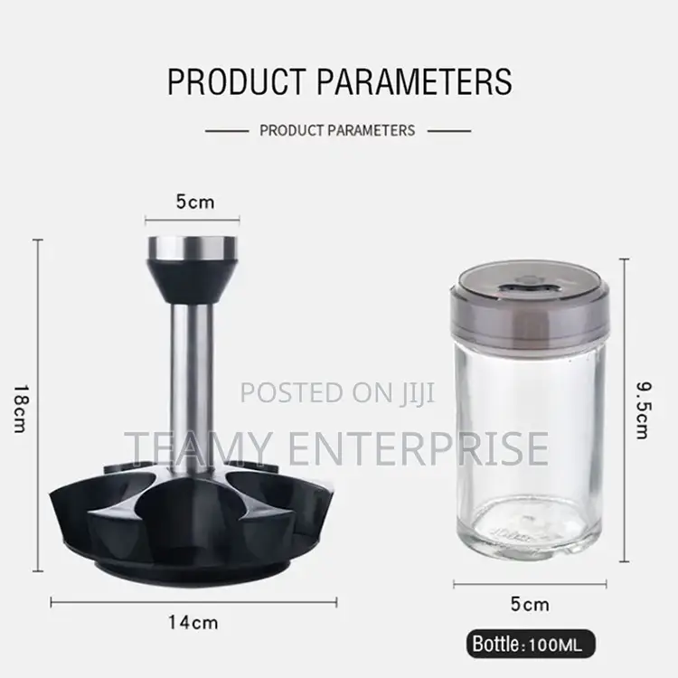 360 Degree Rotating Spice Rack With 6 Bottles in Lagos Island (Eko ...