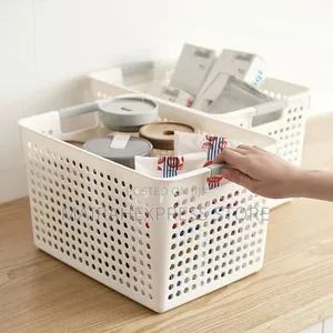 Multipurpose Household Storage Crate/Basket (L/S) 1lv33n1