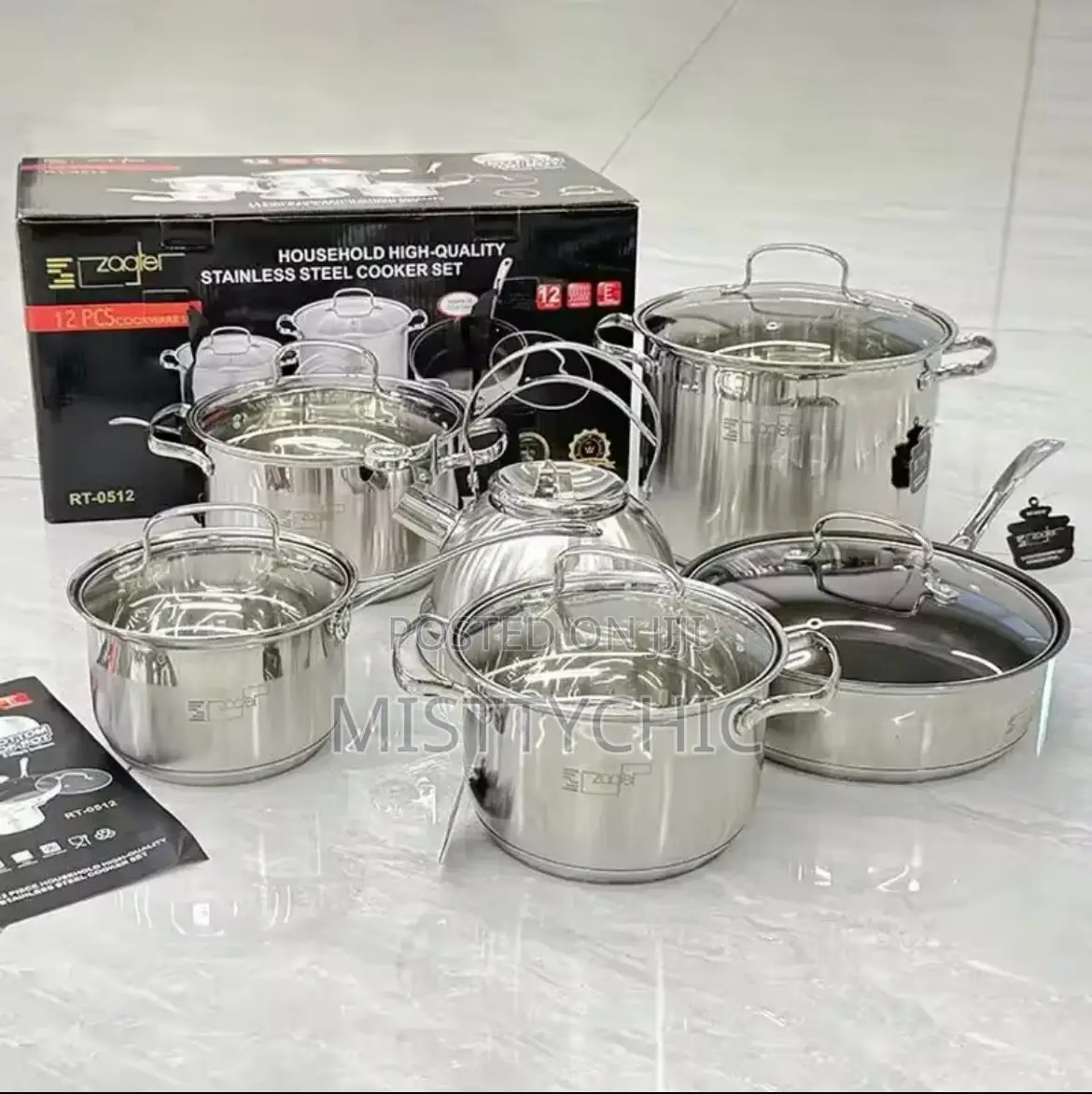 12 Pieces High Quality Kitchenware Nonstick Stainless