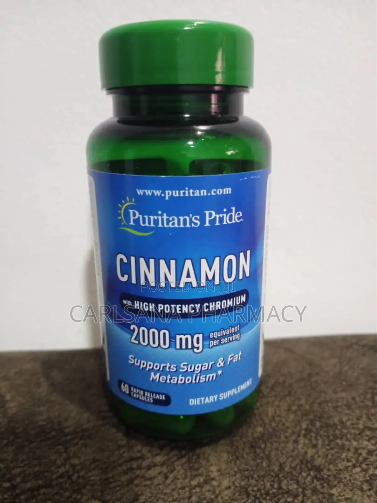 Puritans Pride Cinnamon With High Potency Chromium