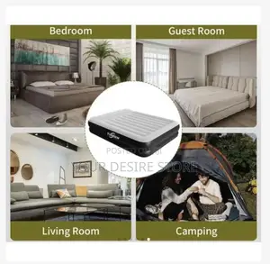 Queen Size Inflatable Mattress With Built-in Pump, Inflatable Bed