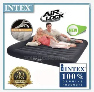 Intex Inflatable Double Mattress Intex With Pump - 2 Person
