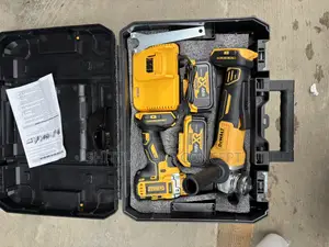 Cordless Angle Grinder Drill Machine Combo Kit