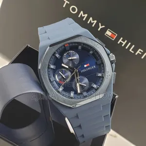 High Quality Tommy Hilfiger Watches Silicone Strap Chronography
