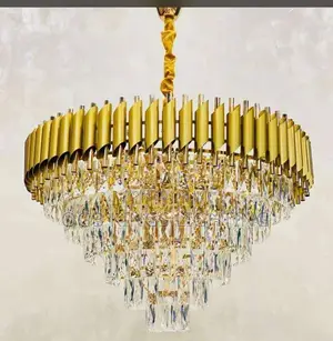 Crystal Ceiling Chandelier Lighting Luxury Modern Living Room Light