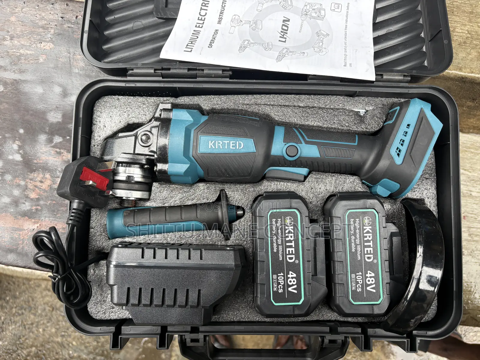 Cordless Angle Grinder 48v / Cutting Machine Krted