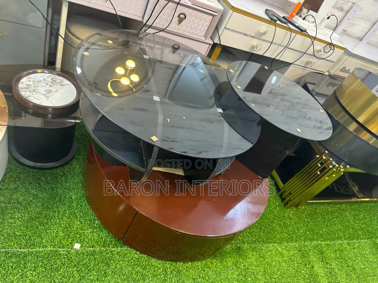 Center Table With Different Colored Is Available as Seen