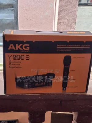 Akg Y200s Professional Dual Wireless Handheld Microphone System.