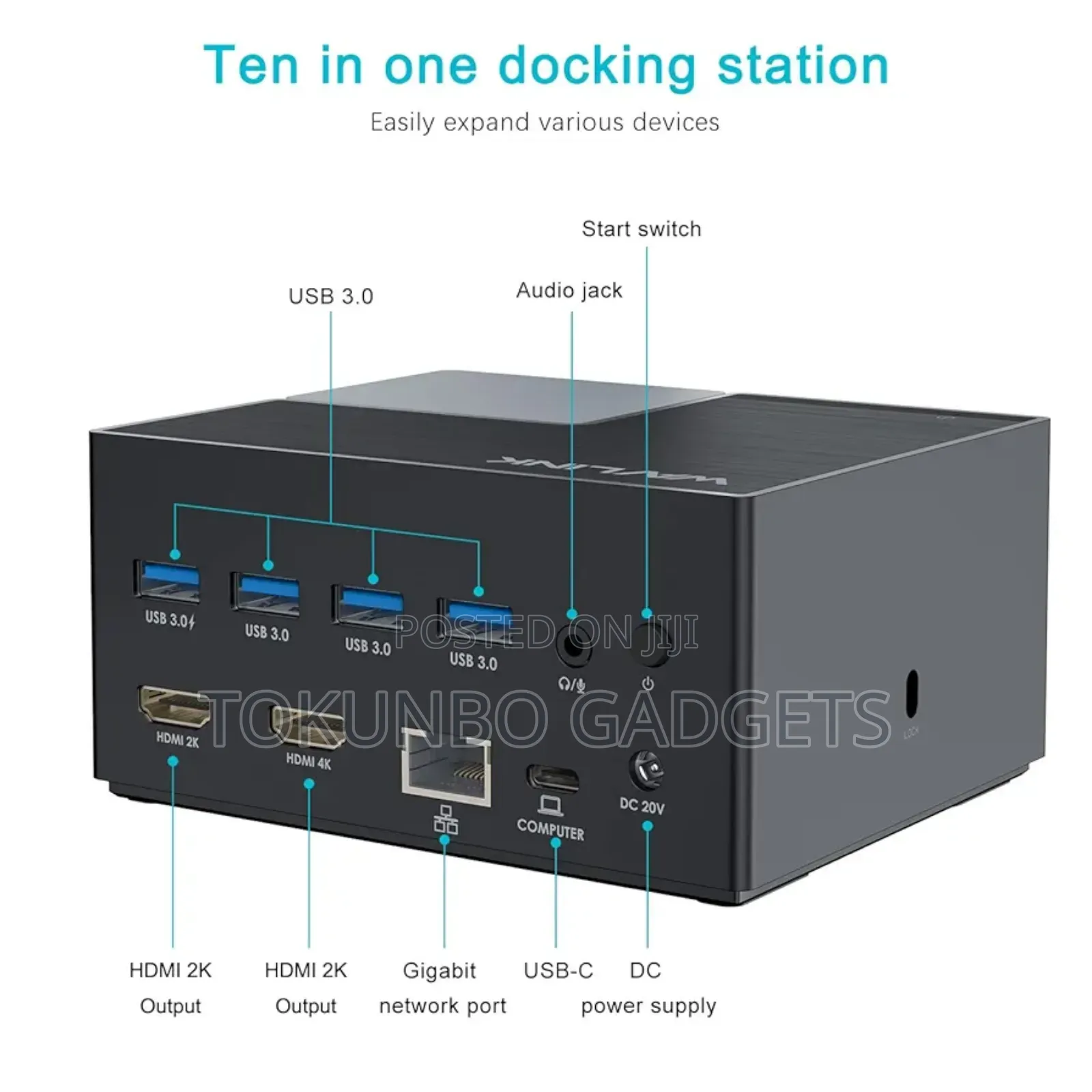 Wavelink Usbc Dual Hdmi Dock With Complete Accessories