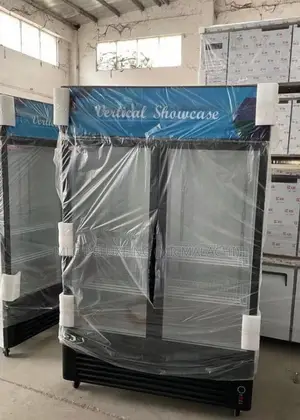 Commercial 2 Doors Vertical Display Chiller Showcase (4 Layers) Static