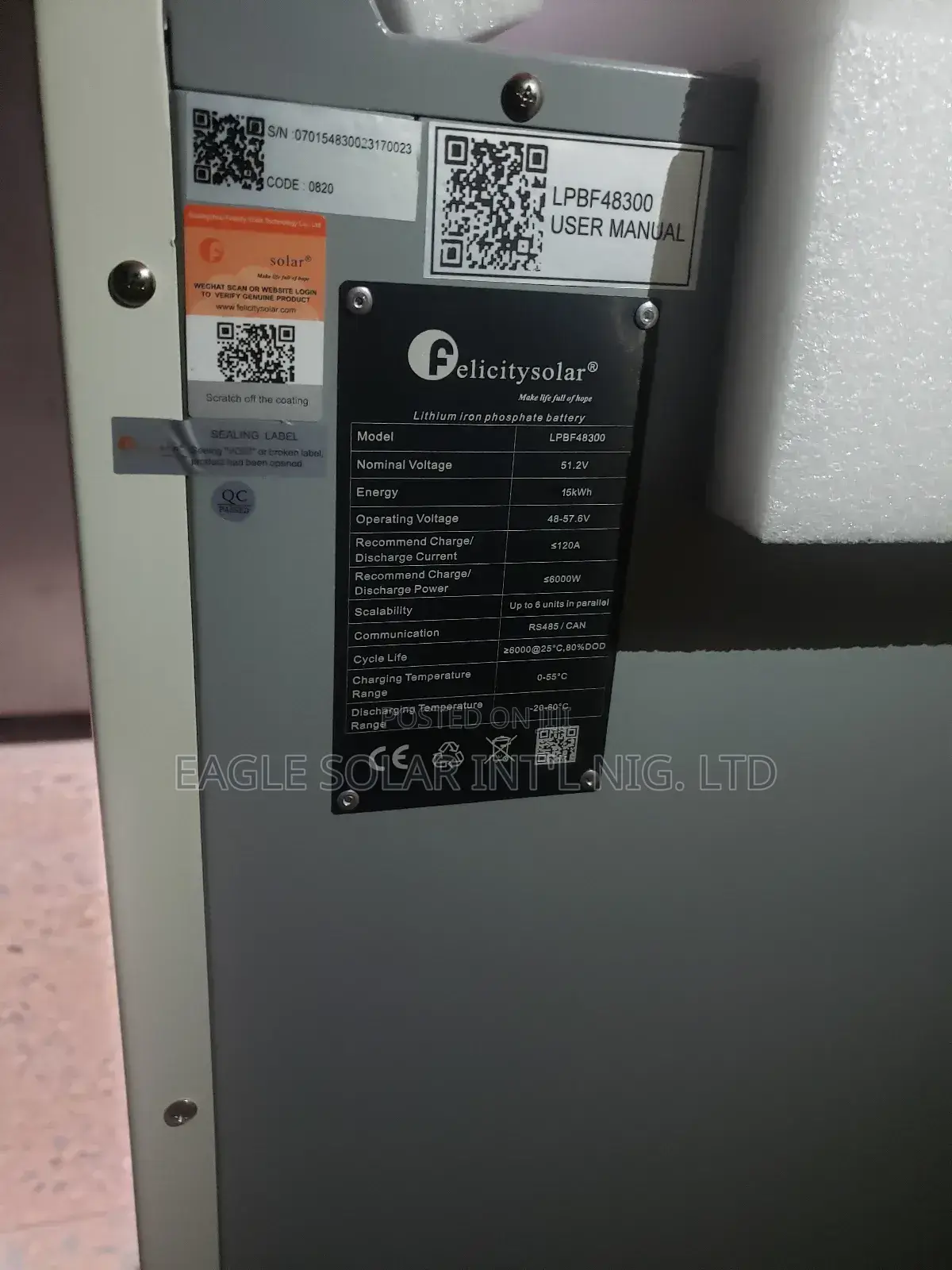 Felicity Lithium Battery