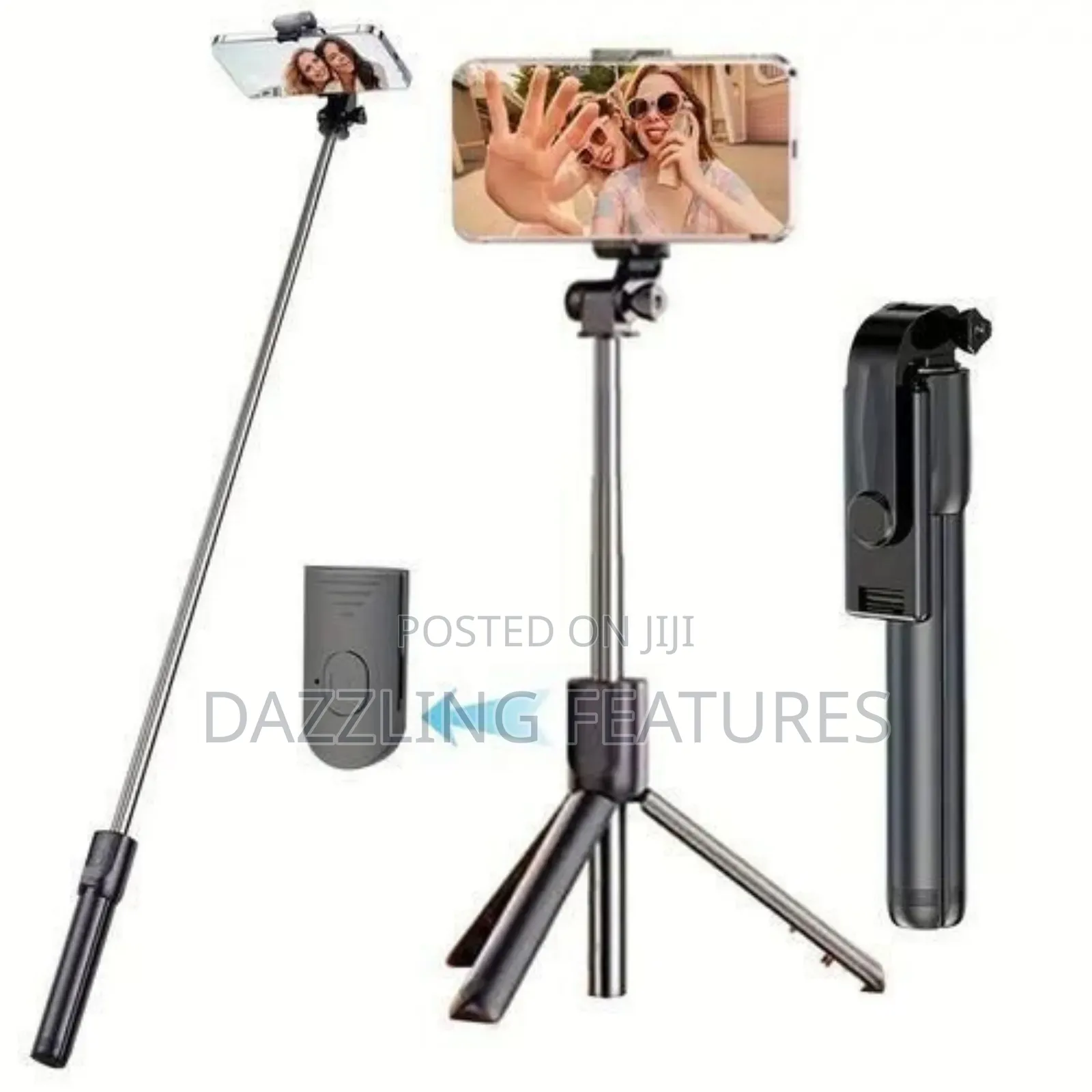 Tripod Selfie Stick With Light