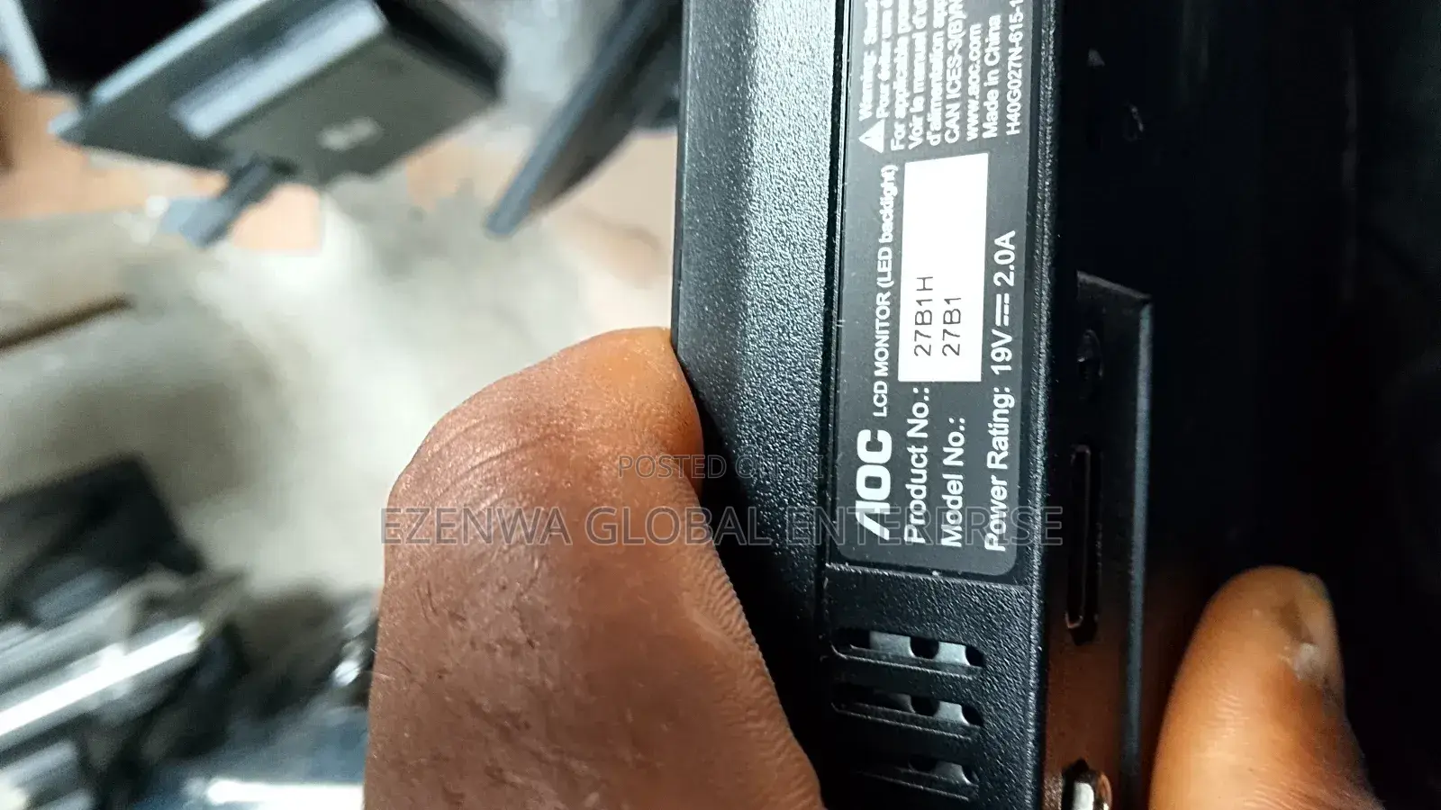 27 Inches Aoc Ips Flameless Monitor