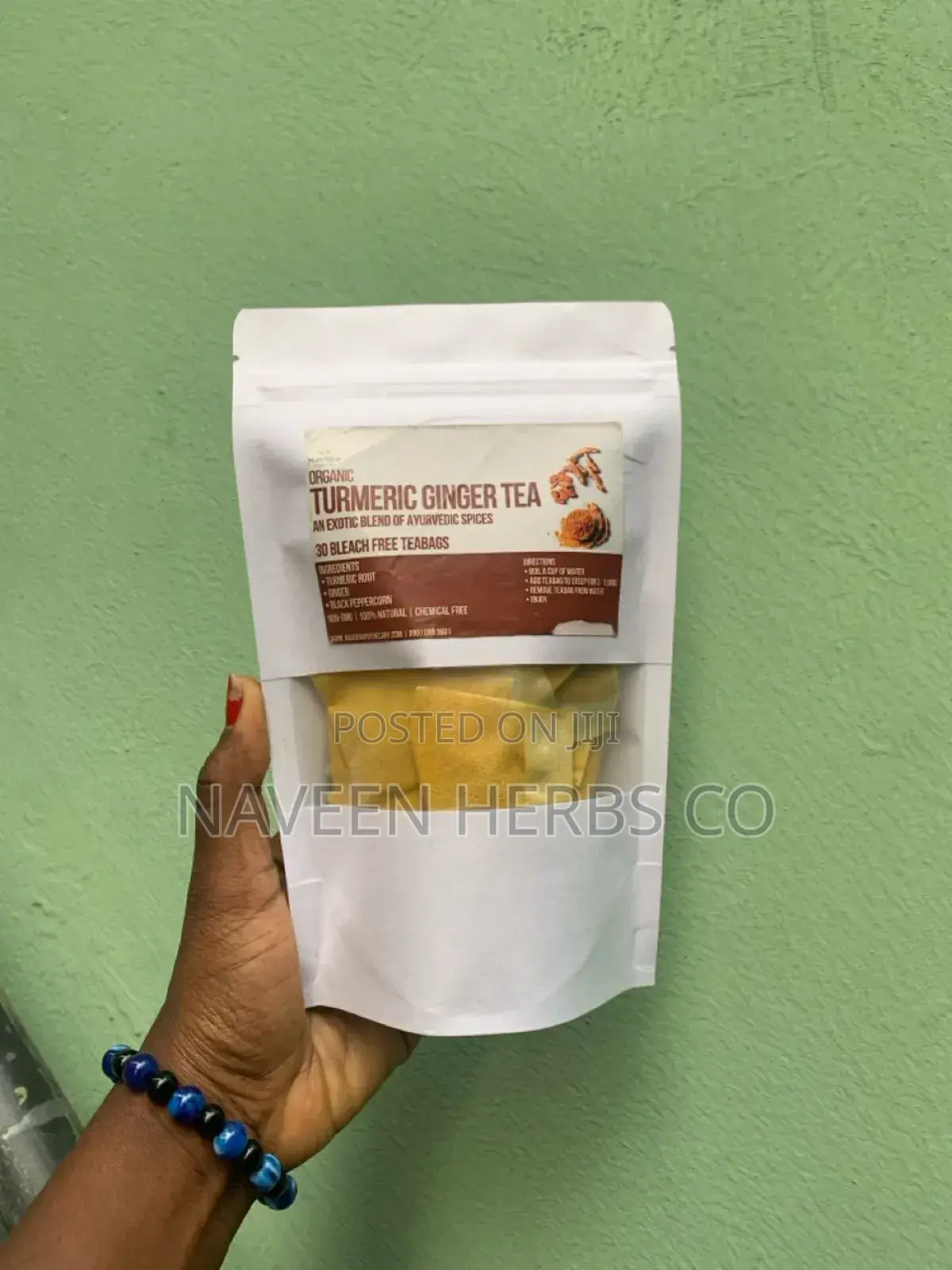 Organic Tumeric Ginger Tea (30 Teabags)