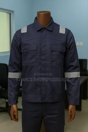 Navy Blue Coveral Fire Retardant