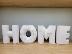 Home Letters Vase,Nordic Ceramic for Living Room