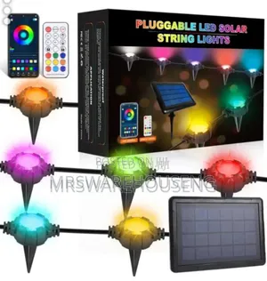Solar Ground Lights,42ft Rgb Outdoor Pathway Lights