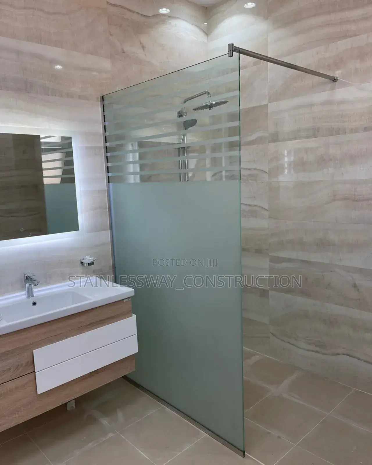 Fixed Shower Cubicle Glass