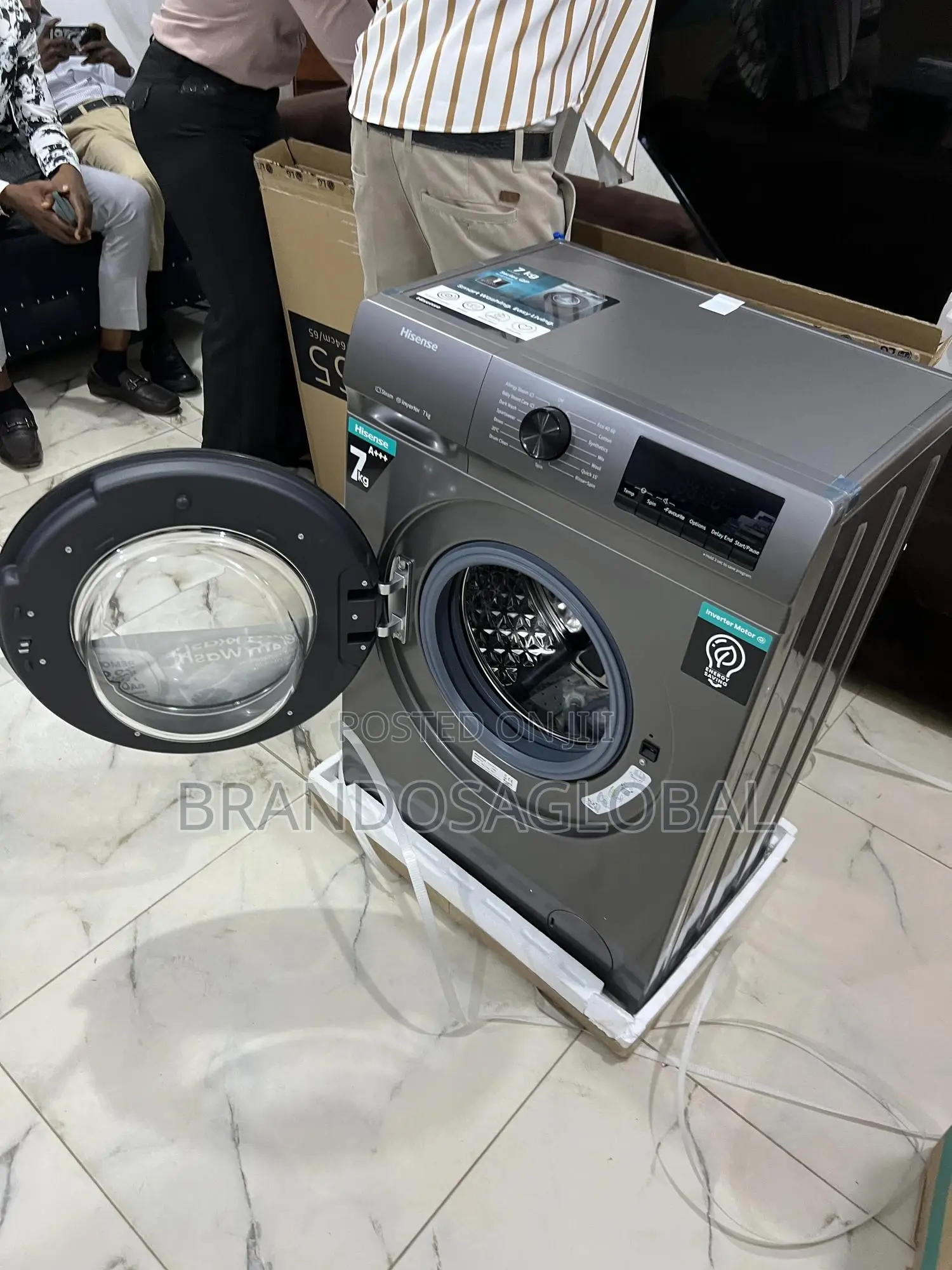 Eco Smart Washer Hisense 7kg Inverter Front Load Washer