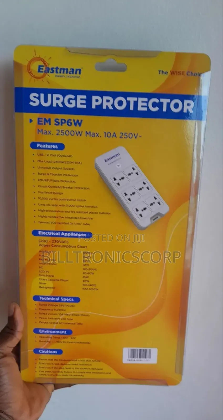 Eastman Surge Protector Extension