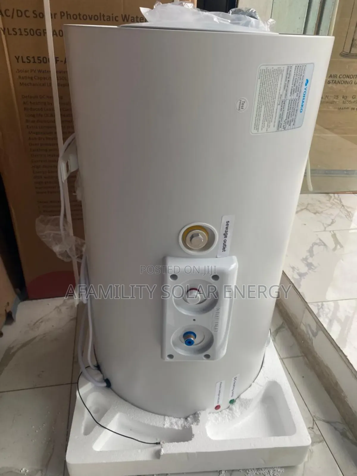 Yohako Solar Water Heater Ac Dc 150l