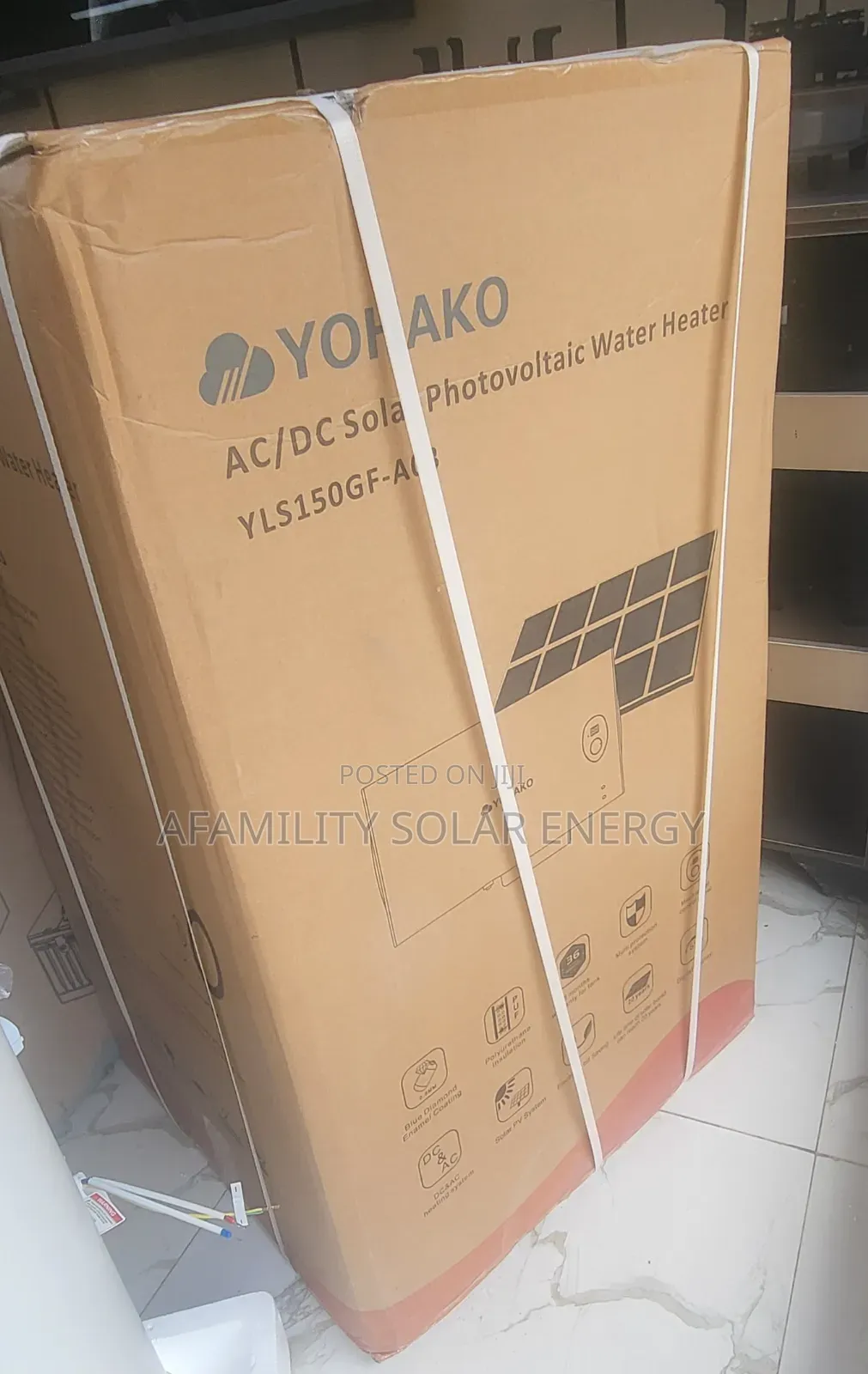 Yohako Solar Water Heater Ac Dc 150l