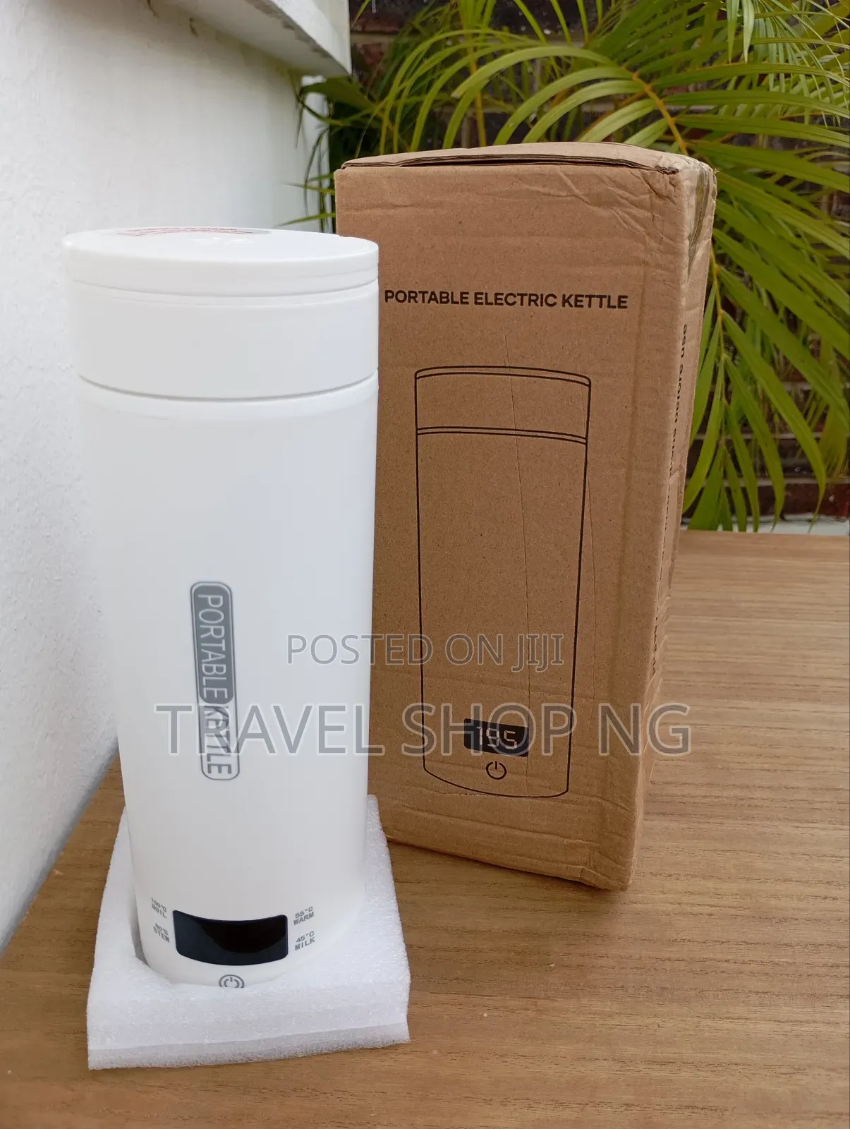 Car Electric Kettle Car Tea Kettle Heating Water Bottle LCD Display