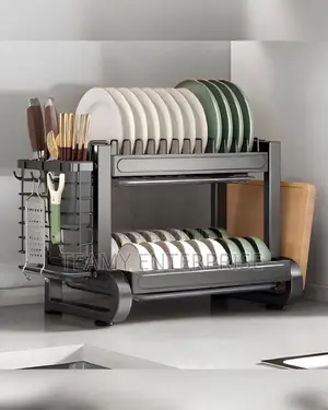 Quality Plate Rack 2 Tier - Heavy Duty