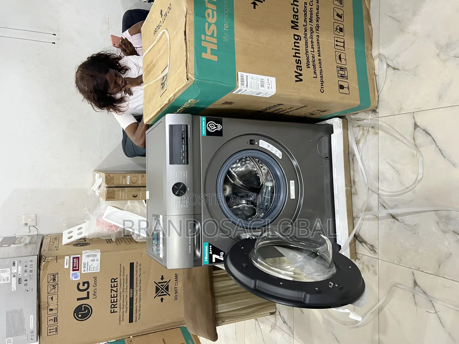 Trending 7kg Hisense Automatic Front Load Inverter Washing Machine