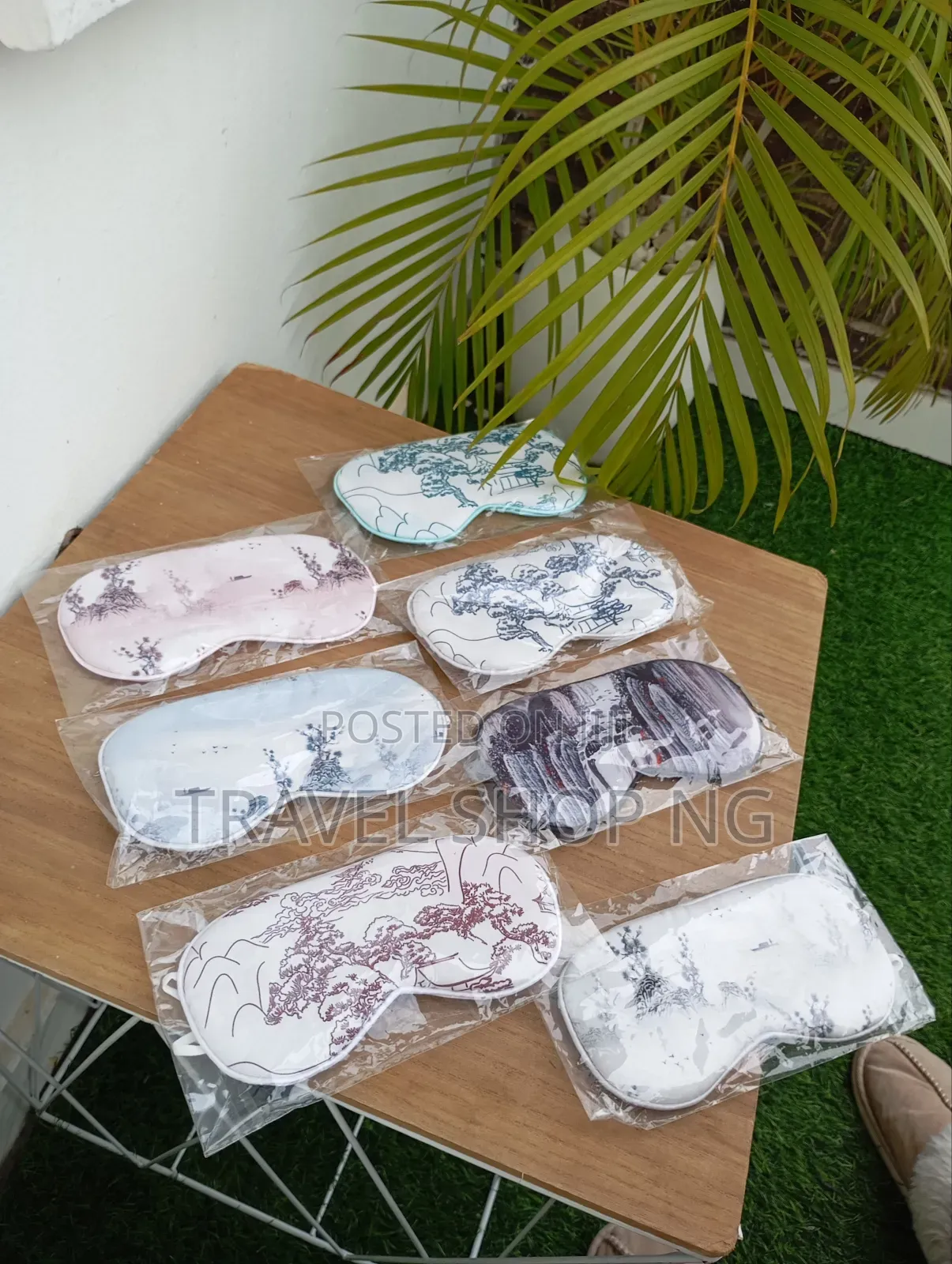 Pattern Satin Eye Masks