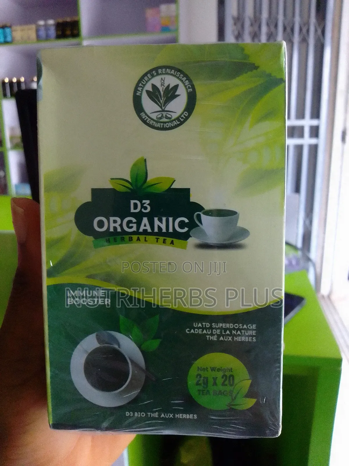 D3 Organic Herbal Tea For Natural Immune System Boosting