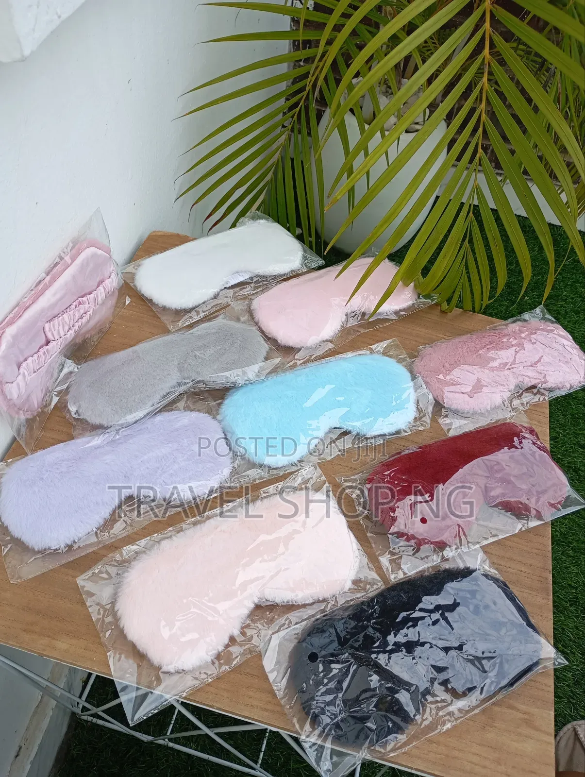 Fluffy Satin Eye Masks