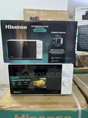Hisense 20 Liters Microwave | Mwo 20mows10-H White