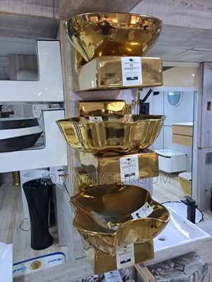 Hanging Gold Wash Hand Basin