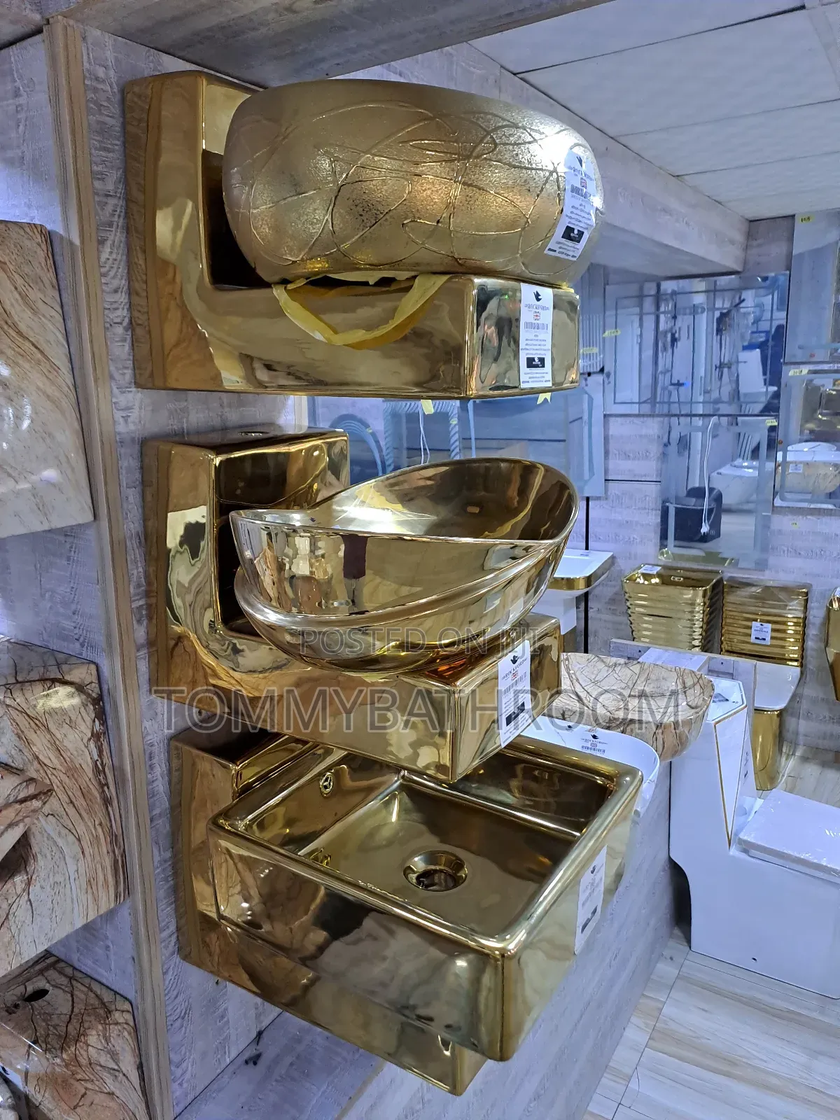Wash Hand Basin Gold
