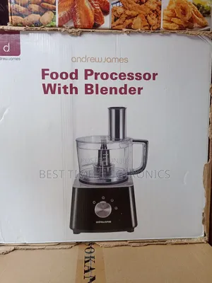 2in1 Andrew James Food Processor With Blender