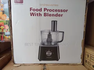 2in1 Andrew James Food Processor With Blender