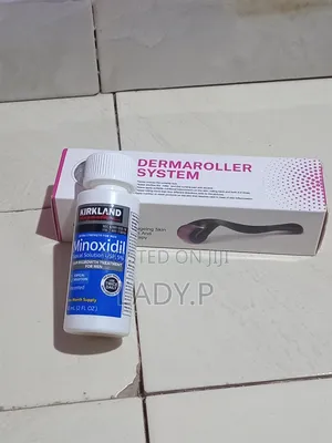 Original Minoxidil 5% Hair Beard Regrowth With Dermaroller Tool