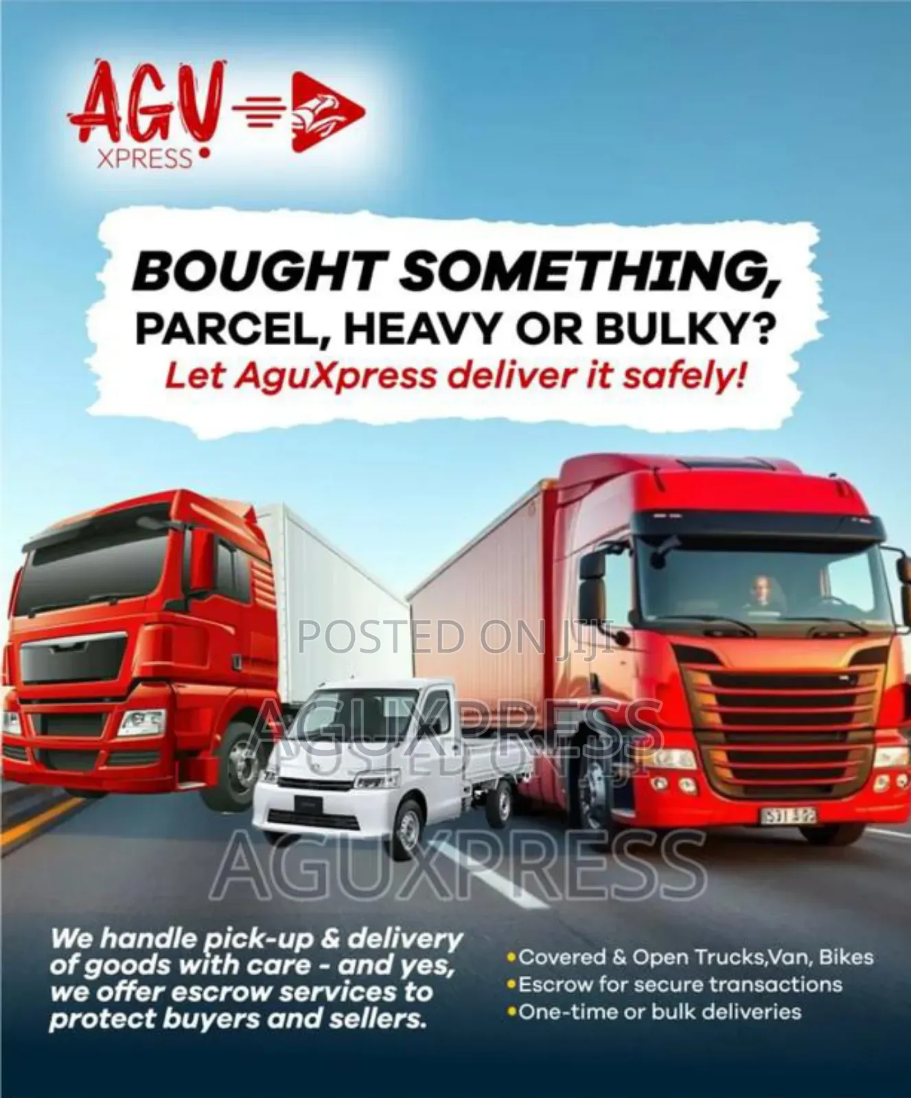 Pickup, Dispatch, Delivery And Haulage Services