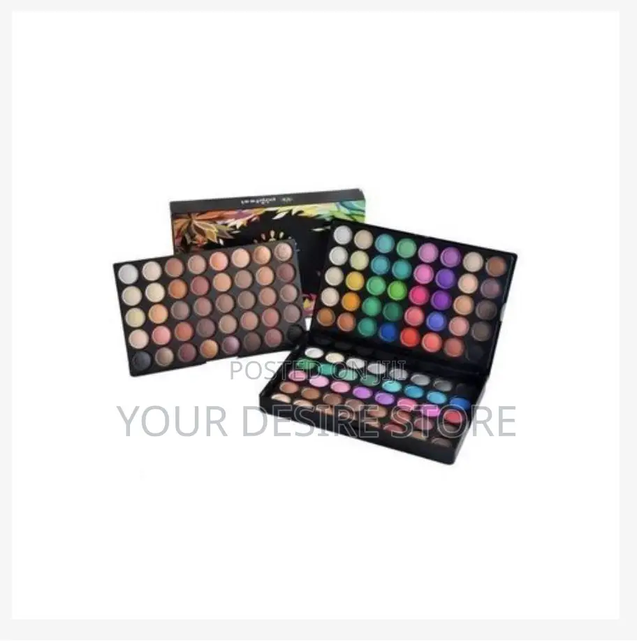 Box Professional Make Up Bo- Red Silver With Makeup Sets