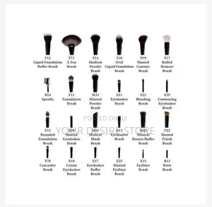 Box Professional Make Up Bo- Red Silver With Makeup Sets